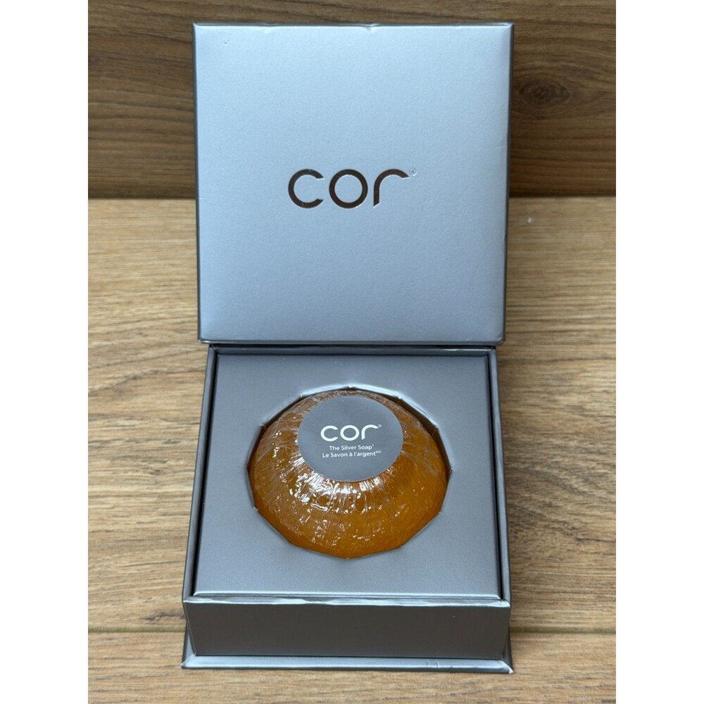 Cor Silver Soap Multi-Tasking Hydrating Facial Cleansing Bar 100gm 3.5oz New!